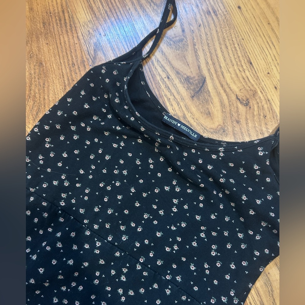 Brandy Melville Dark Floral Mini Dress